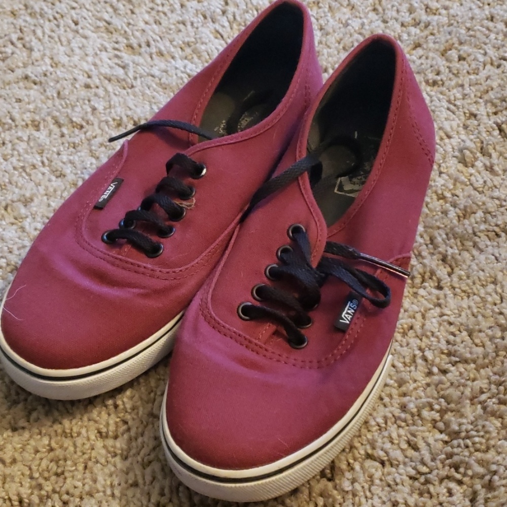 Maroon Vans